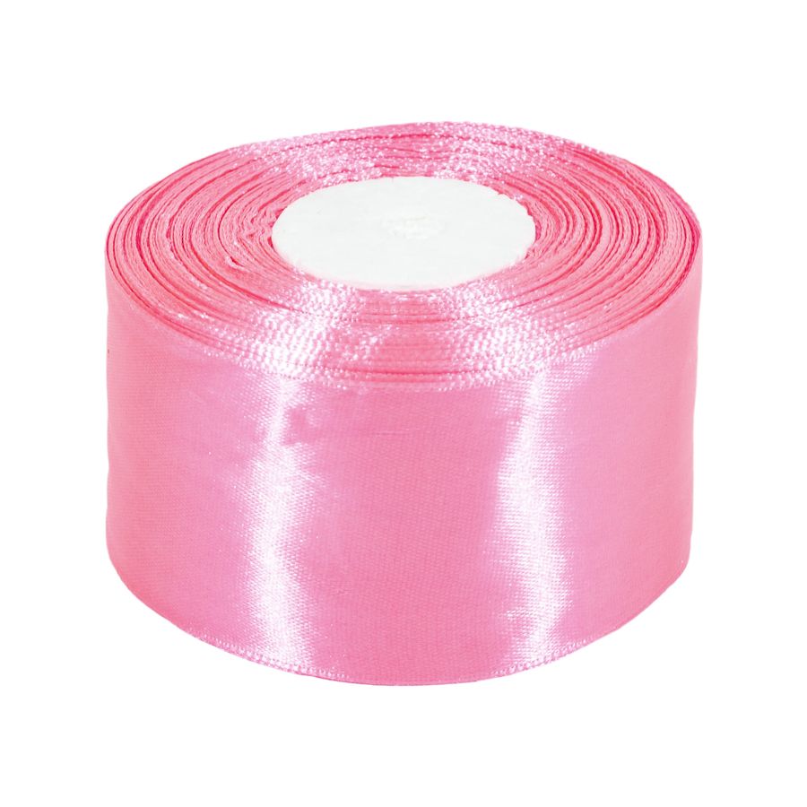 Атласная лента 4см (±5мм) x 33м Розовый Marill (LA4033-05)