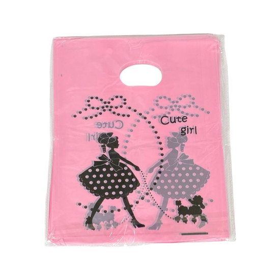 Подарочный пакет, полиэтиленовый 20 х 25см, 24шт/уп (10700-5)