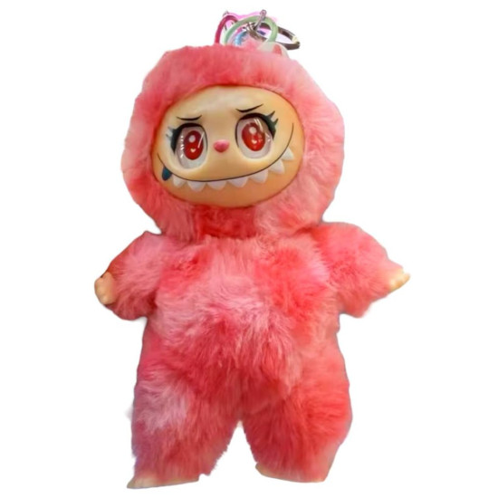 Мягкая игрушка-сюрприз Labubu -3,0, в виде плюшевых брелоков 16см Разноцветный Без бренда (071929-3)