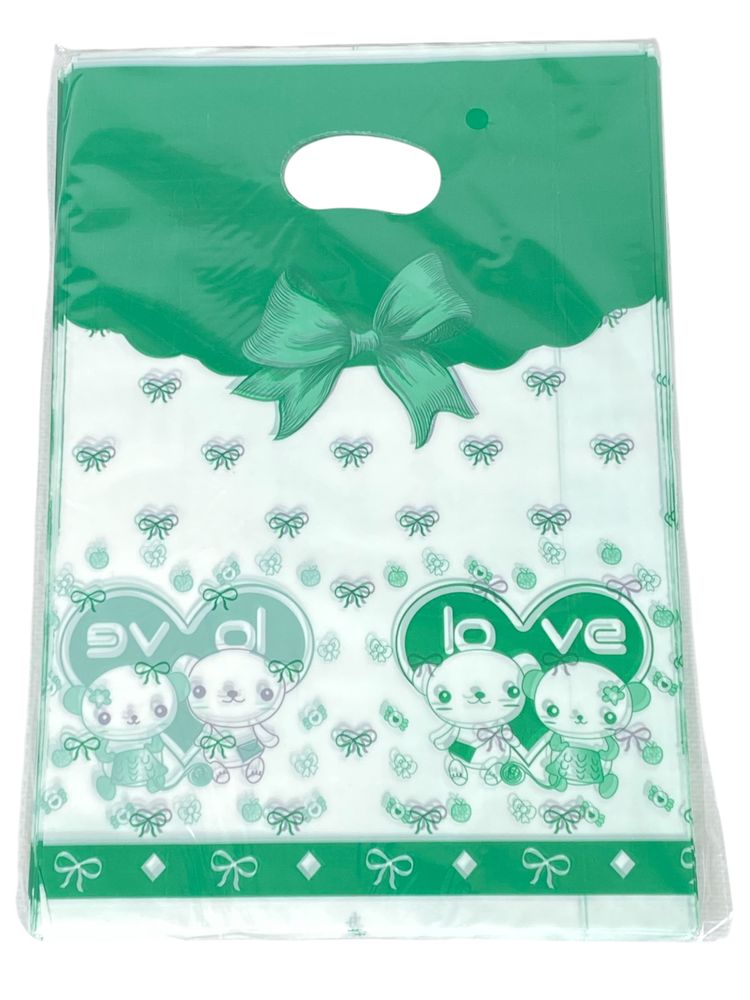 Подарочный  пакет, полиэтиленовый 20 х 25см, 24шт/уп (10700-14)