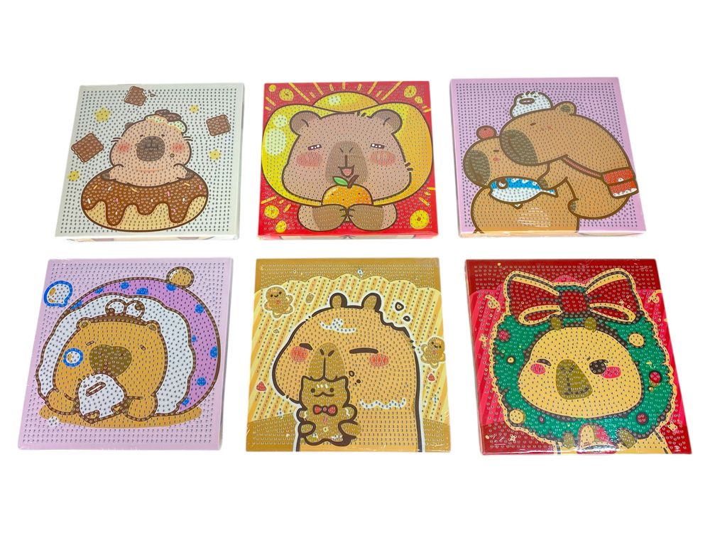 Алмазная мозаика 20 х 20см Капибара (11116 AM)