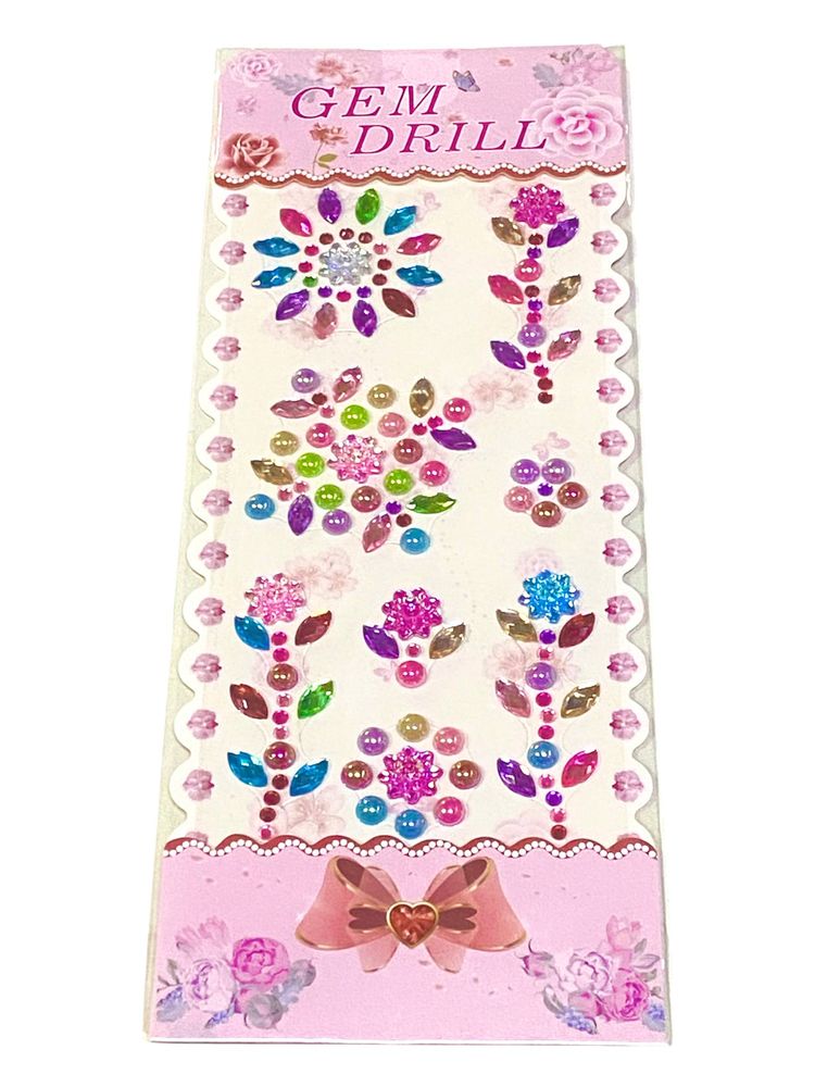 Наклейка "Стразы-Узоры" 22,5 х 8,5см (ST-7004)