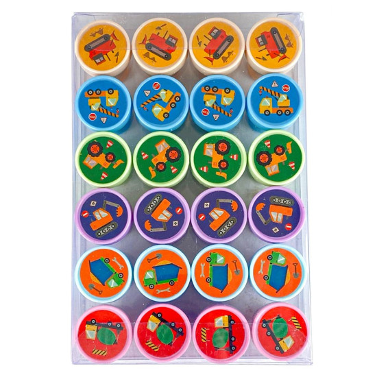 Набір штампів 24шт Транспорт (9342)