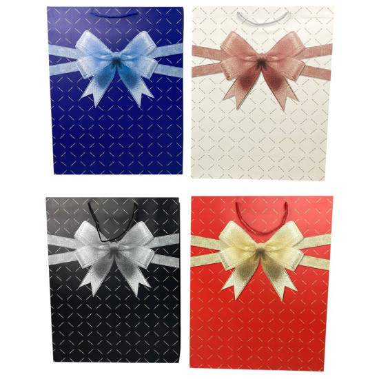 Пакет подарочный 210гр, 70 х 50 х 20см Бантик Разноцветный Unison (1801XXL)