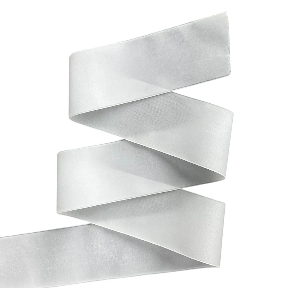 Бархатная лента  5 см (±5мм) х 20 ярдов Белый Marill (D00850- C 01)