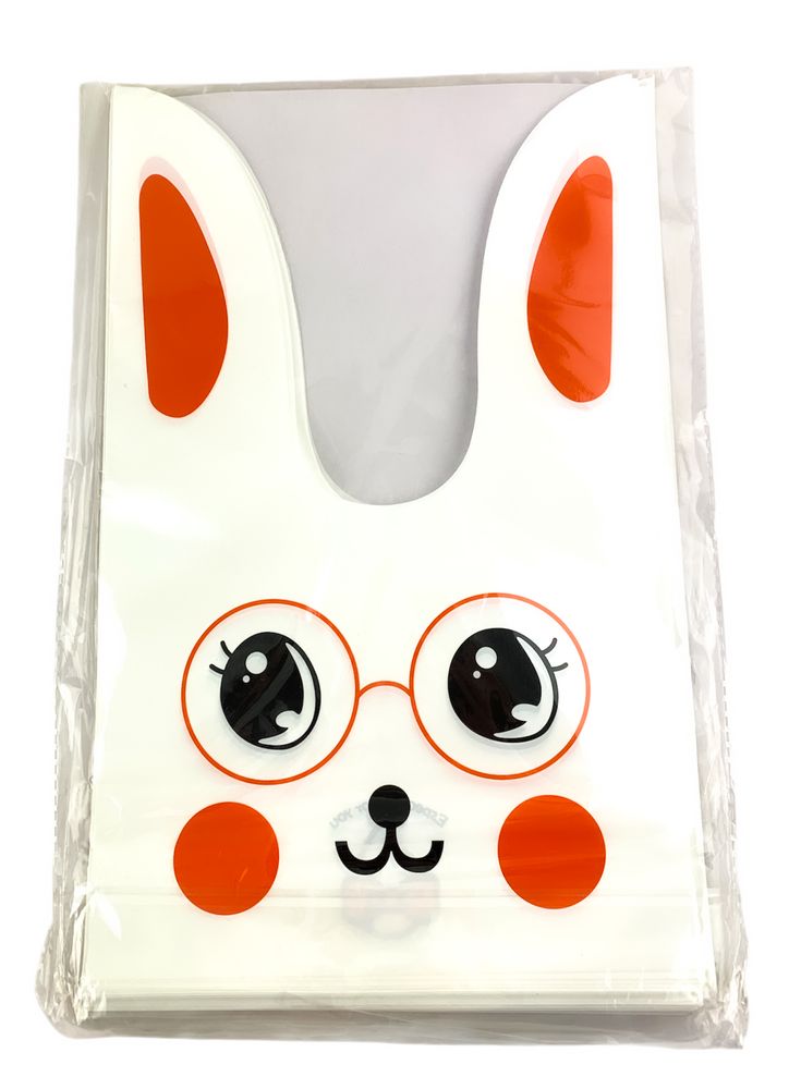 Пакет полиэтиленовый с ушками Зайка 31 х 16 х 20см, 50шт (bl2501-278)