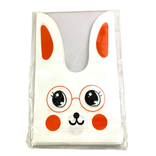 Пакет полиэтиленовый с ушками Зайка 31 х 16 х 20см, 50шт (bl2501-278)