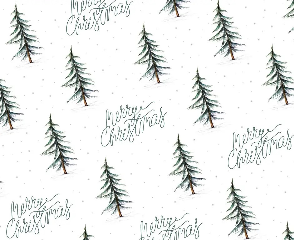 Бумага новогодняя для упаковки подарков 10 листов - 100 х 70 см 50г (PCZ10070-10-638)