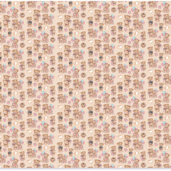 Бумага упаковочная мелованная 80г 10 листов  100 х 70см Розовый Unison (PVM10-343)