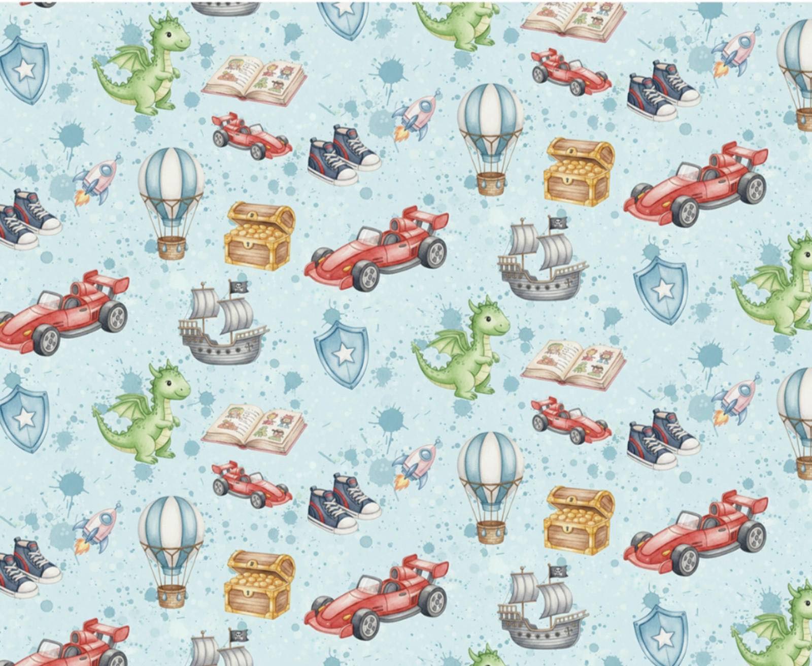 Бумага упаковочная мелованная 80г 10 листов  100 х 70см Разноцветный Unison (PVM10-340)