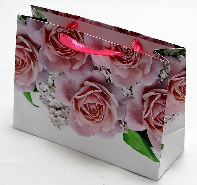 Пакет подарочный женская серия 130гр, 18 х 11 х 5см (12шт/уп) Unison (PVM181105W)