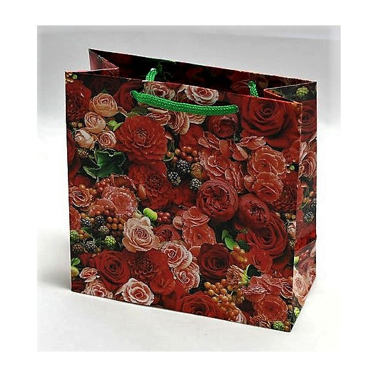 Пакет подарочный женская серия 130гр, 16 х 16 х 8см (12шт/уп) Unison (PVM161608W)