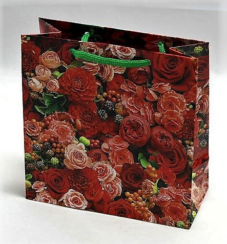 Пакет подарочный женская серия 130гр, 16 х 16 х 8см (12шт/уп) Unison (PVM161608W)