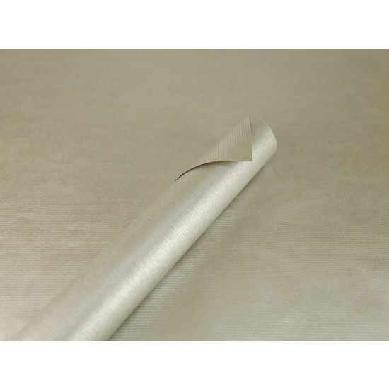 Бумага упаковочная крафт-двосторонний 0,7 х 7м Серебряный Unison (Пт 442)