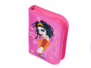 Пенал детский 1 змейка Розовый Unicorn (Пн 015а.2)