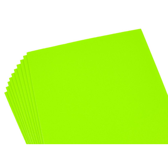 Фоамиран перламутровый 20 х 30см, 2мм, 10 листов, салатный Зеленый Unison (8990)