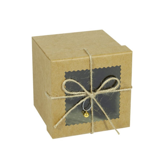 Коробка подарочная 11,5 х 11,5 х 11,5см (4шт/уп) Бежевый Unison (PG18-5)