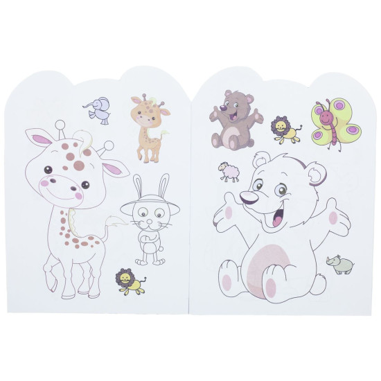 Альбом для творчества А4 "Зверята" 8л.цвет., CT-0027 (CT-0027)