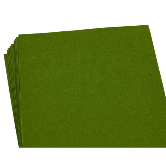 Фетр Medium MHQ170-050  20 * 30см,  10 аркушів, 1.2мм,хакі (170MHQ-050)