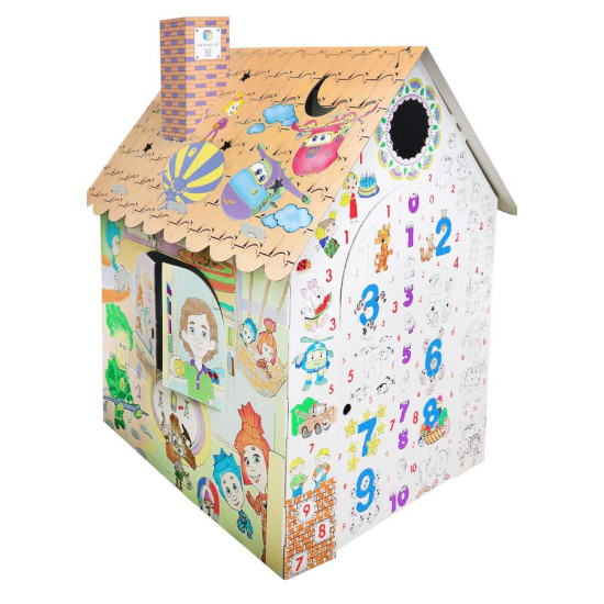 Домик раскраска 101х125х81см (DR-01)