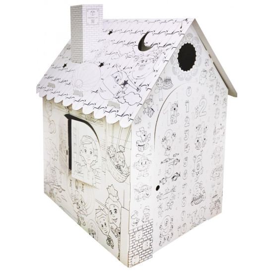 Домик раскраска 101х125х81см (DR-01)