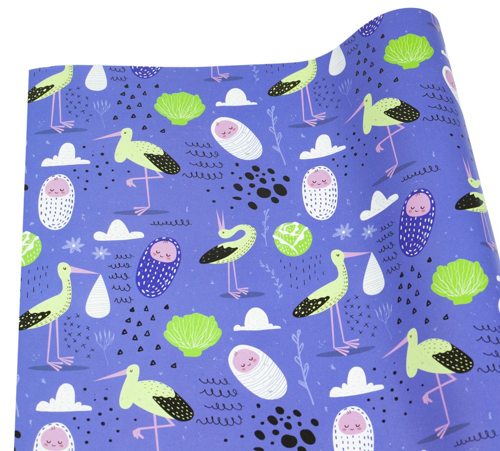 Бумага для упаковки подарков 10 листов  100 х 70см 50г Разноцветный Marta (PCZ10070-10-354)