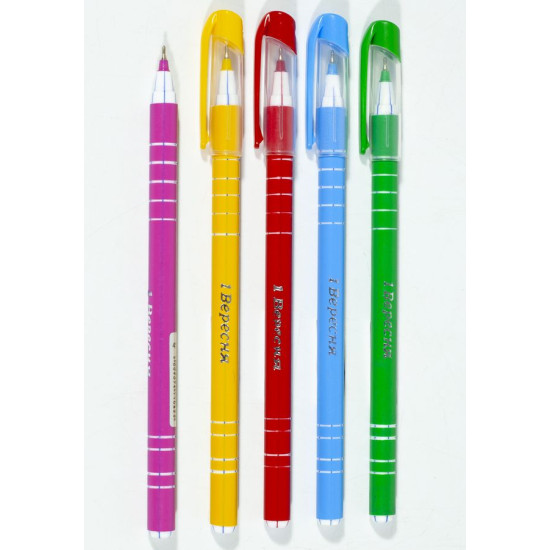 Ручка шариковая масляная "1 Вересня" 0,6мм синяя 1 Вересня (411082)