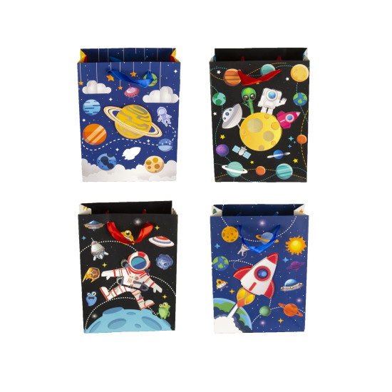 Пакет подарочный 210g, 17,5 x 23,5 x 8см (12шт/уп) Разноцветный Unison (9035C)