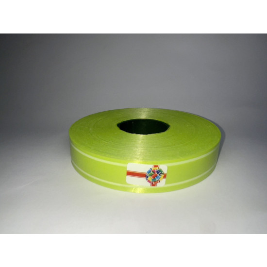 Лента пластиковая 2см х 91м Зеленый Unison (LP20100-2)