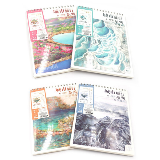 Скетчбук на спирали "Природа" А4 Разноцветный Josef Otten (LB4A50-7542)