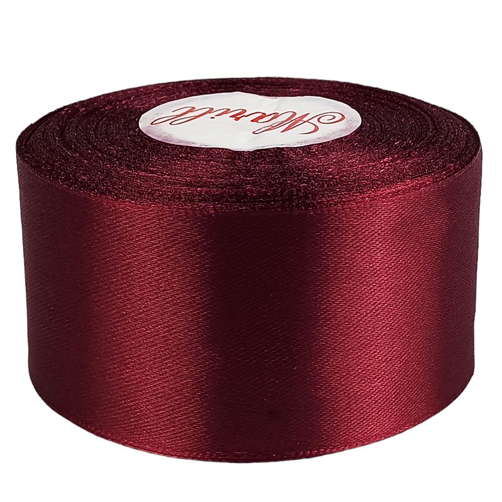 Атласная лента 5см (±5мм) x 33м Красный Marill (LA5033-152)