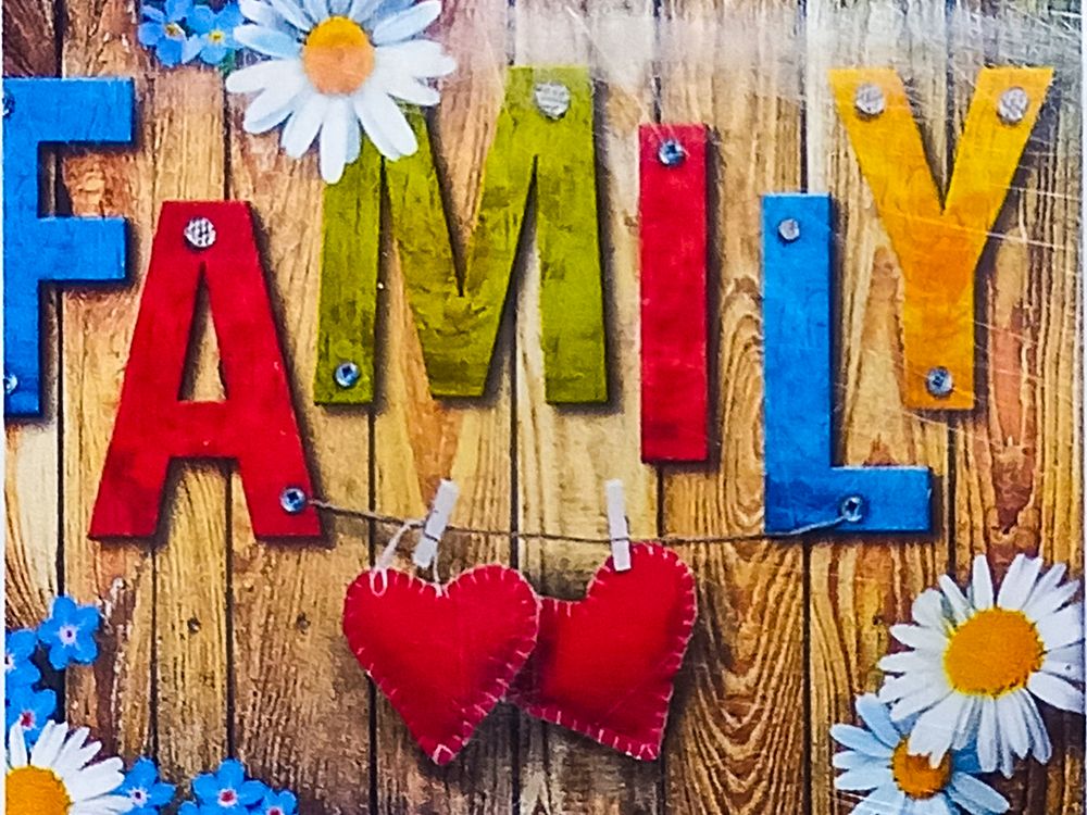 Алмазная мозаика 30 х 40см "Family" рулон в PVC (без подрамника) Разноцветный Unison (61452_O GLD)