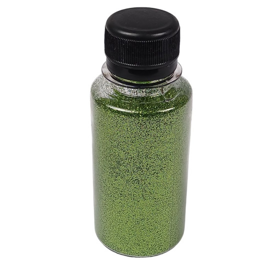 Глиттер (присыпка) 100мл  лайм Зеленый Без бренда (ZA 100-8010 lime)