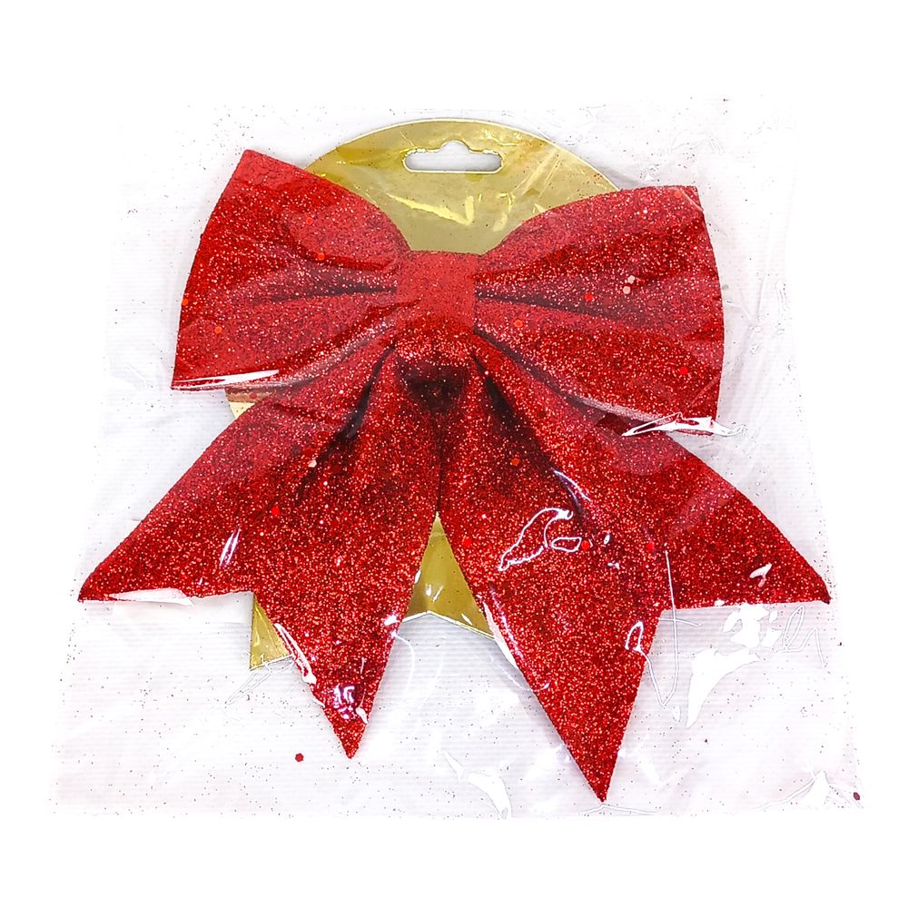 Новогоднее украшение "Бантик" 15 х 20см (24-003)