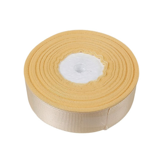 Репсовая лента 2,5см* 23 м,  крем Marill (D00225-А3-084)