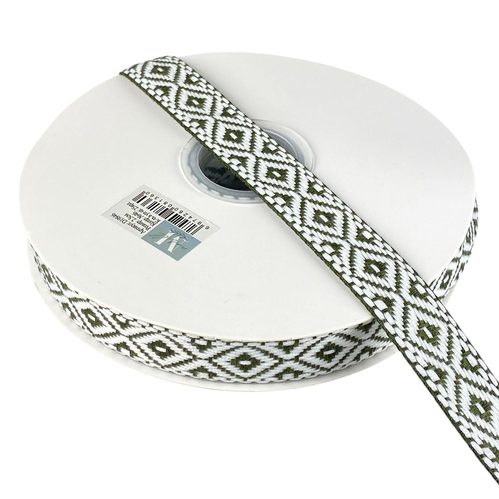 Лента репсовая 25мм х 22м (D19846-46)