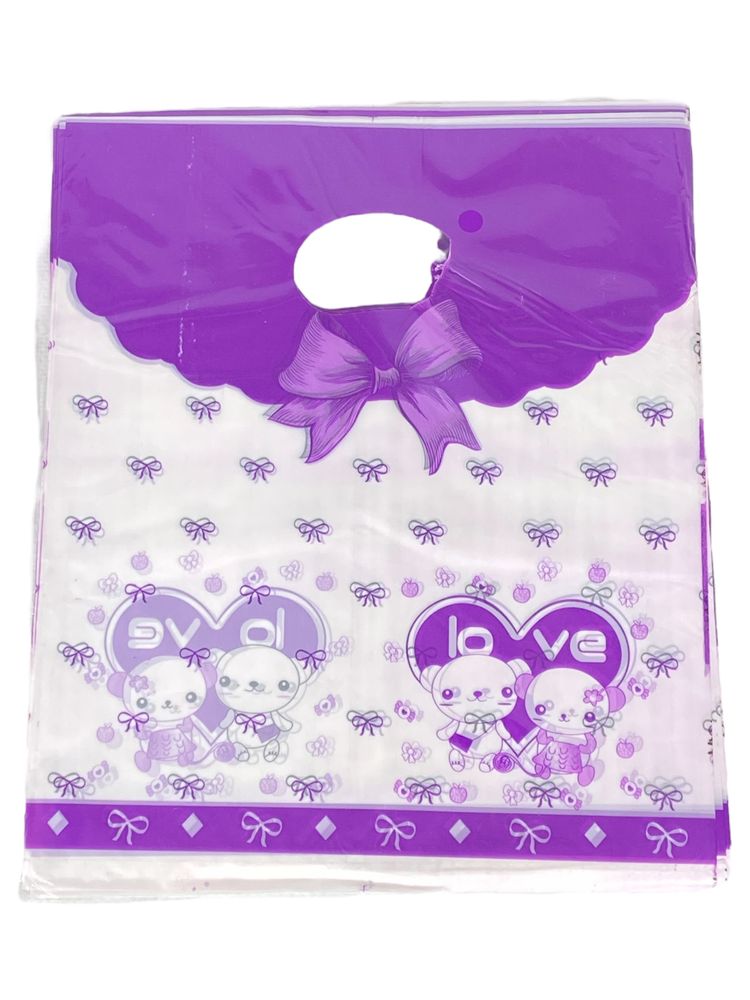 Подарочный пакет, полиэтиленовый 20 х 25см, 24шт/уп (10700-16)