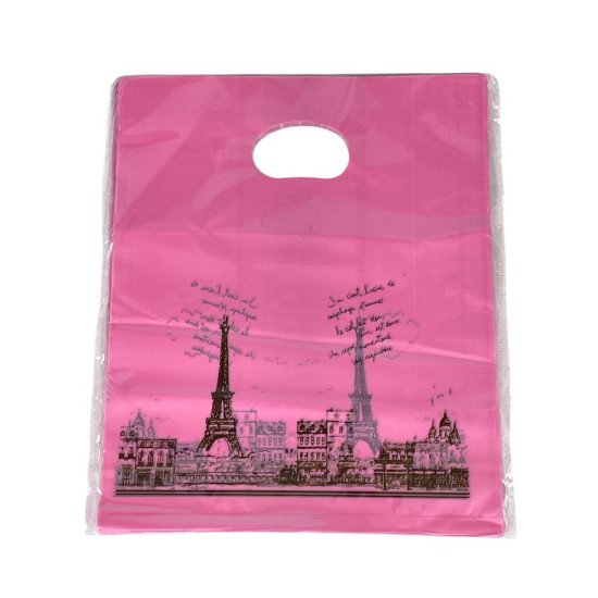 Подарочный пакет, полиэтиленовый 20 х 25см, 24шт/уп (10700-9)