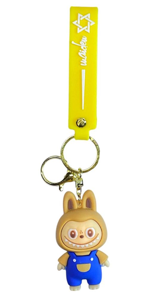 Брелок игрушка для ключей на рюкзак или сумку Labubu 7 см- (микс) Разноцветный Без бренда (KT-13)