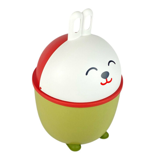 Настольный мусорный контейнер 1,2л, h=18см Зайчик (ST-0409)