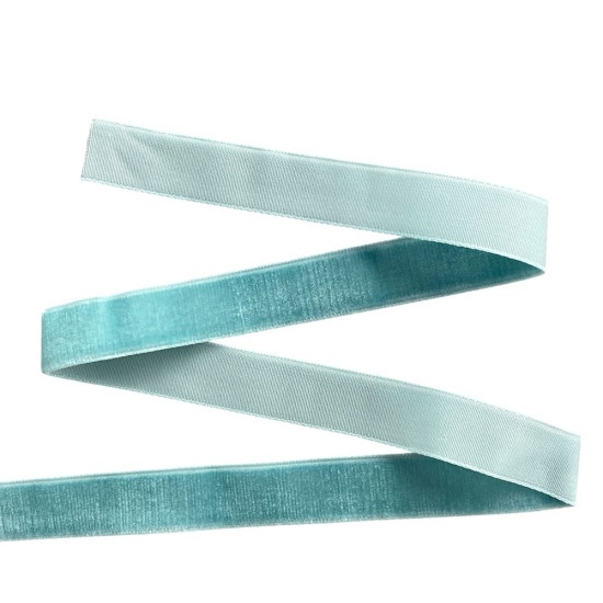 Бархатная лента  1,5 см х 50 ярдов Голубой Marill (D00815- 30)