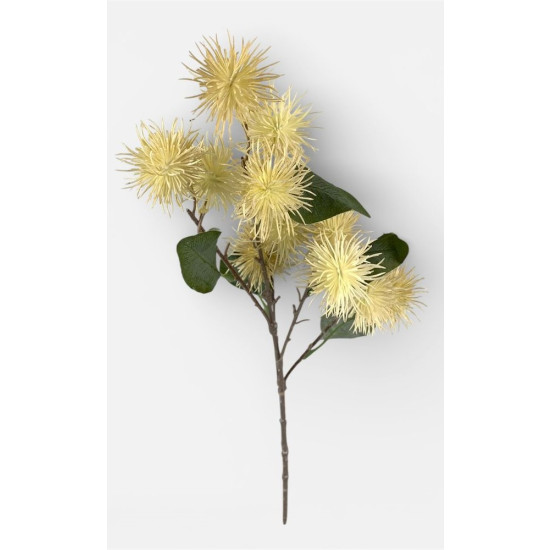 Ветвь декоративная Эхинопс, 60см жовта Unison (c30517-3)