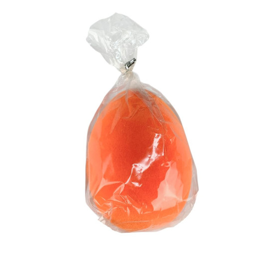 Пасхальное яйцо бархатное 15 см Оранжевый (L00196.3)