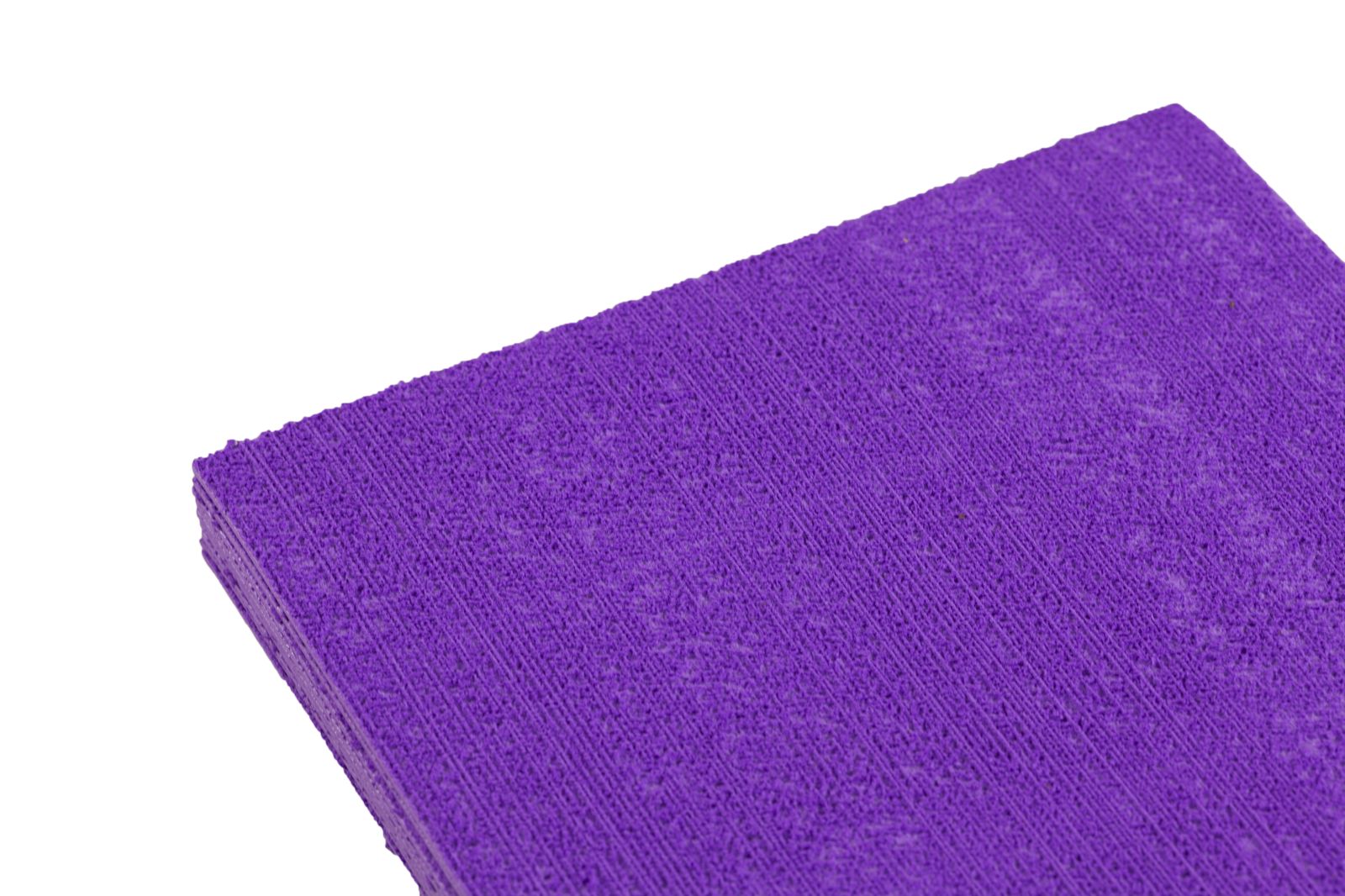 Фиолетовый  фоамиран с флоком (10листов) (8943)