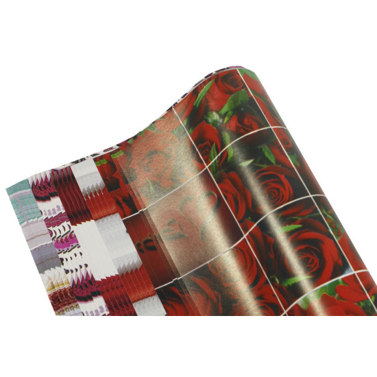 Бумага упаковочная мелованная 80г 25 листов  100 х 70см (женская серия) Разноцветный Unison (PVM 10070-25W)