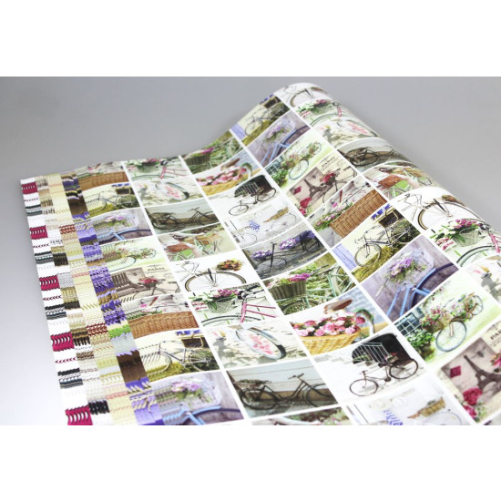 Бумага упаковочная мелованная 80г 25 листов  100 х 70см (женская серия) Разноцветный Unison (PVM 10070-25W)