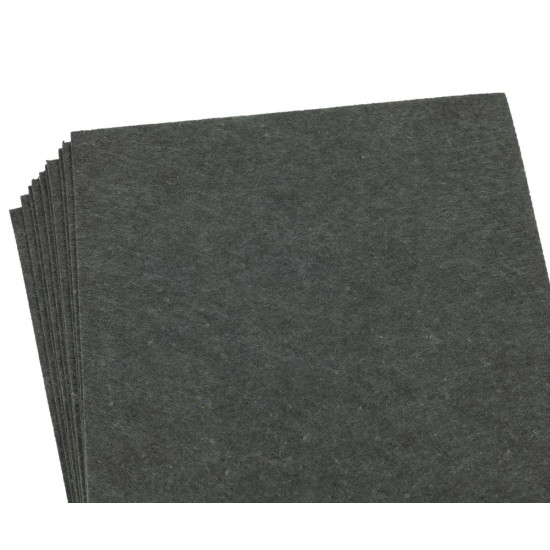 Фетр 20 х 30см, 1,2мм, 10 аркушів, сірий Сірий Unison (170HQ-025)