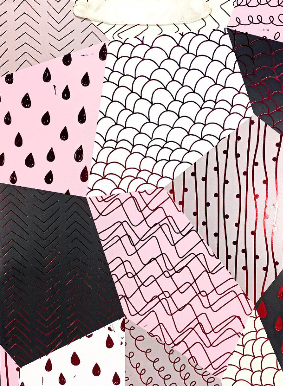 Пакет подарочный 210гр, 30 x 41,5 x 12см (12шт/уп) Разноцветный Unison (NO-939-4L)