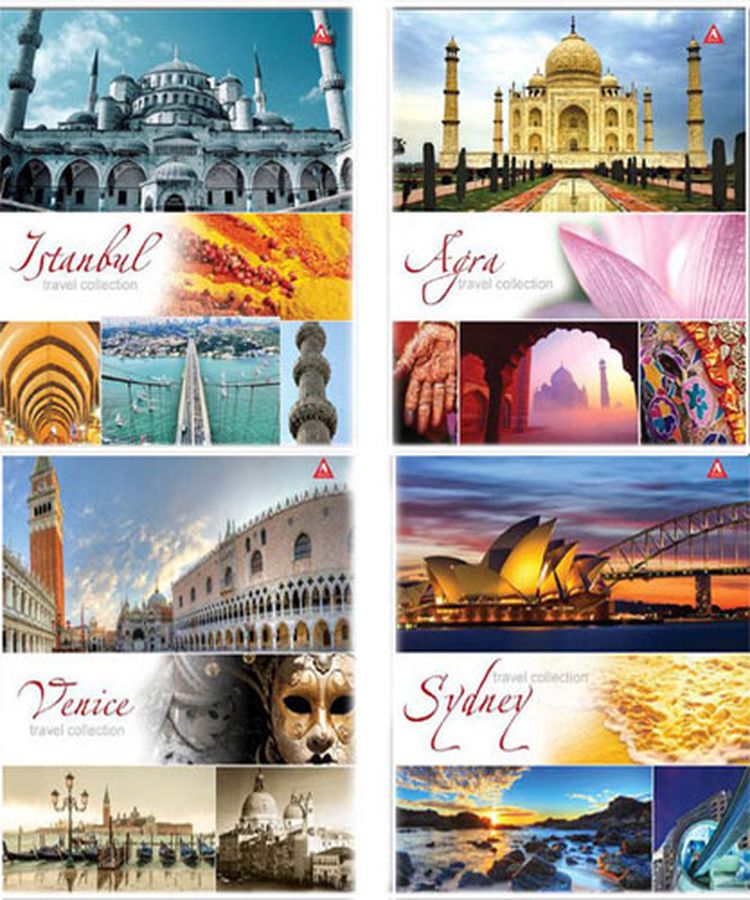 Тетрадь 24 листа в линию Разноцветный Unison (Тр 005а/959056)