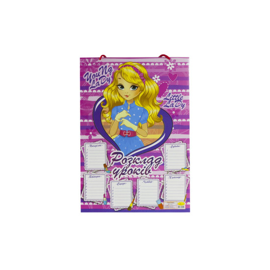 Расписание уроков ламинированное А3 297 х 420мм Апельсин (РУ-ЛЗ-02/АП-0802)